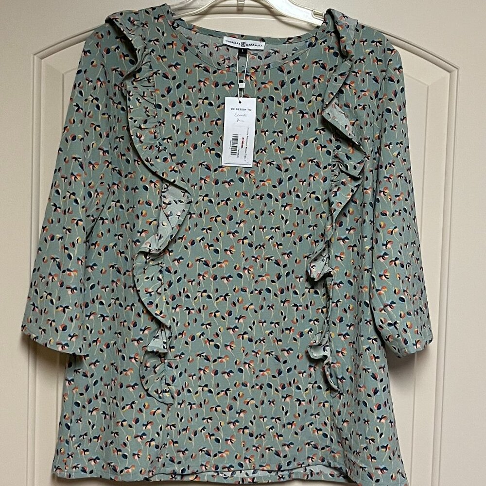 Michelle McDowell Dreamy Afternoon Mason Top Size L NWT